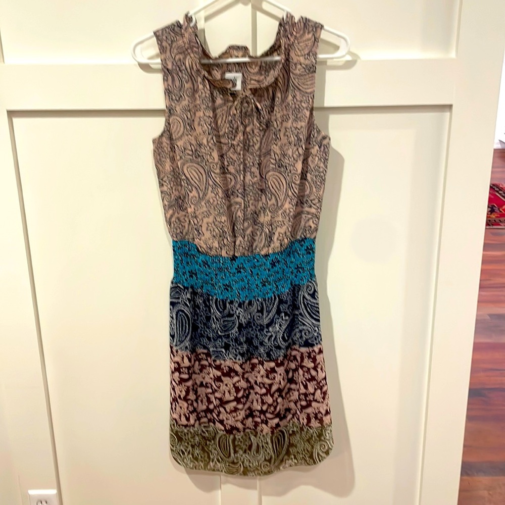 Colorful CAbi casual dress, Sz S, like new